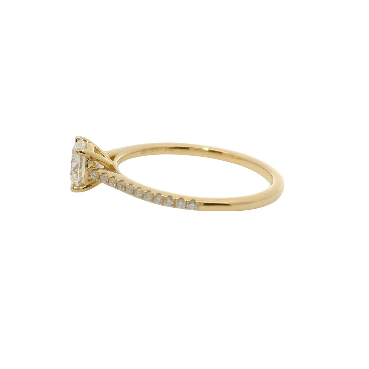 Nizza Ring mit rundem Labordiamant & 22 Brillanten | IGI-zertifiziert | Nayhera